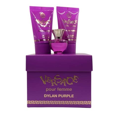 versace dylan purple mini set|Versace dylan blue 5ml.